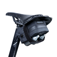 Mini Bike Saddle Bag Waterproof, 600D Leather Mountain Bicycle Saddle Bag, Small Bike Seat Bags, Cycling Bike Under Seat Bags