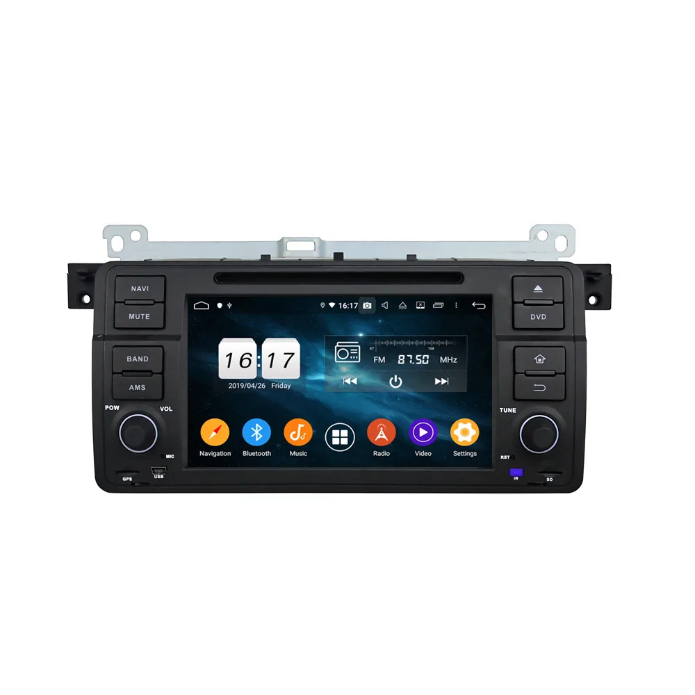 Sistem multimedia mobil octa-core KD-8114, Android dilengkapi dengan navigasi radio DVD Mobil mendukung carplay cocok untuk E46 M3