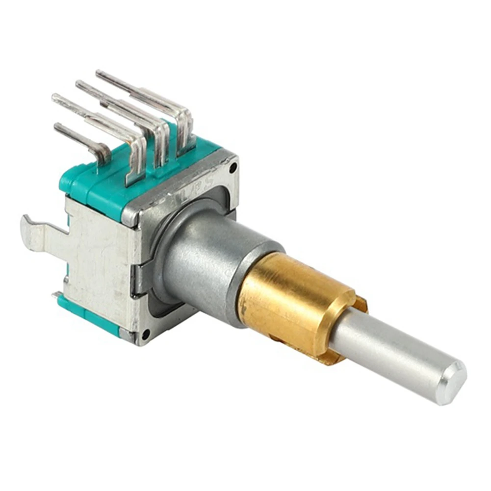 5PCS EC11EBB24C03 Dual Axis Encoder with Switch 30 Positioning Number 15 Pulse Point Handle 25mm