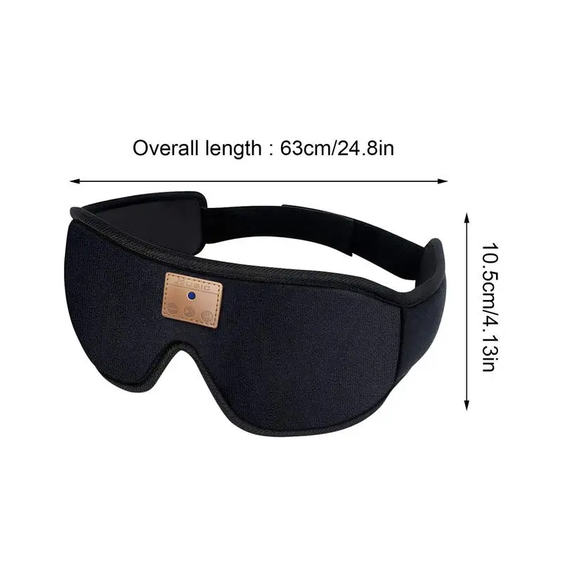 가정용 수면 헤드폰 아이 커버 사이드 슬리퍼 이어버드, 스테레오 스피커, 휴대용 무선 헤드폰, 편안한 헤드밴드