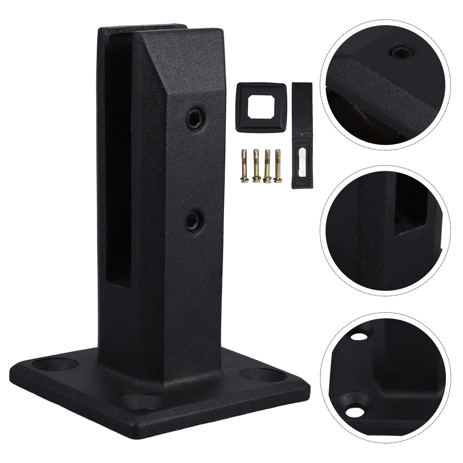 

Крепежные элементы из нержавеющей стали для стекла, 155 мм, плоские винты, кронштейны для крепления к перилам лестниц и бассейнов, напольные крепления, зажимы для поручней