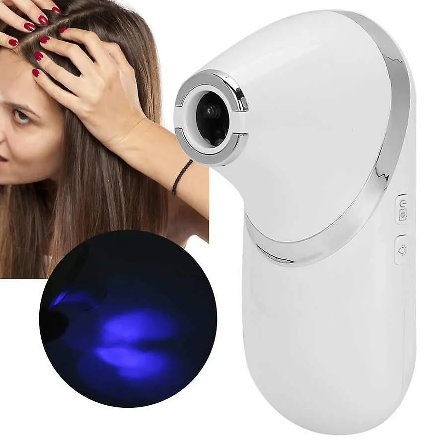 Medical grade handheld skin and hair analysis system evaluation equipment, dermatology hair follicle moisture oil acne wrinkle a