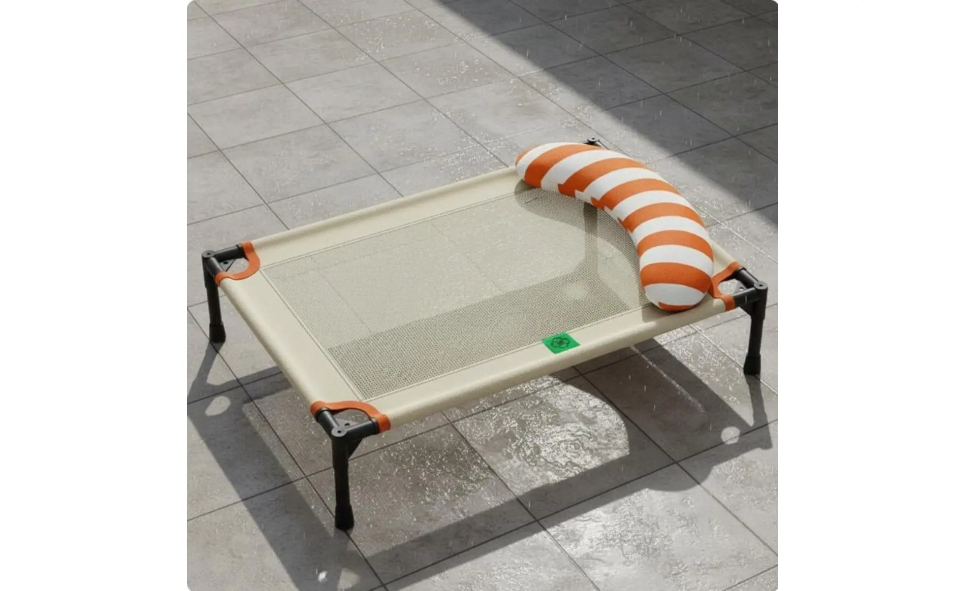Elevated Dog Bed Moisture-Resistant Raised Pet Cot Dog Camping Bed Scuff-Resistant Resistant All-Season Use for Animals, Indoor