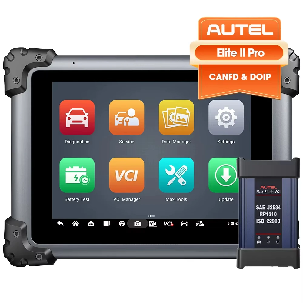 2024 Autel Maxisys Elite2 Elite Ii PRO Obd2 Vehicle Diagnostic Machine For Cars And Trucks Ecu Reader Car Machines Scanner Tool