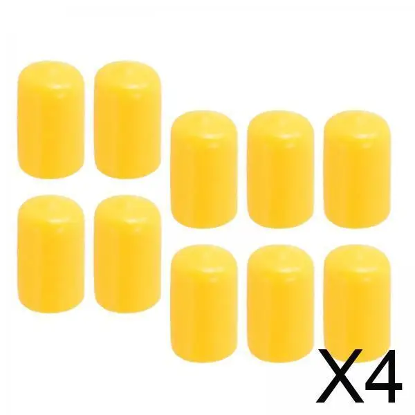 

4x Pool Cue Tip Protectors - Pack of 10 Rubber Covers for Billiards