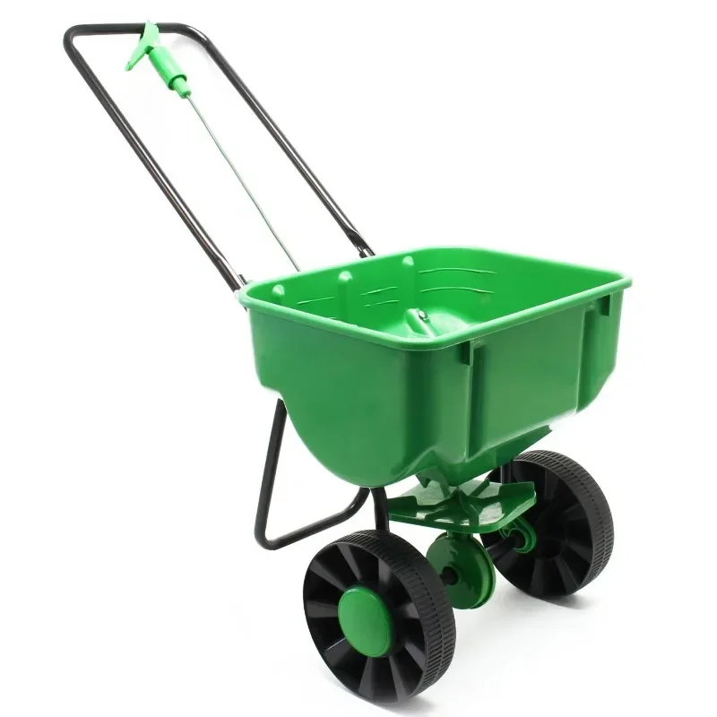 

Garden spreader Manual spreader for farm garden yards, conveying fertilizer seeds and salt spreaders