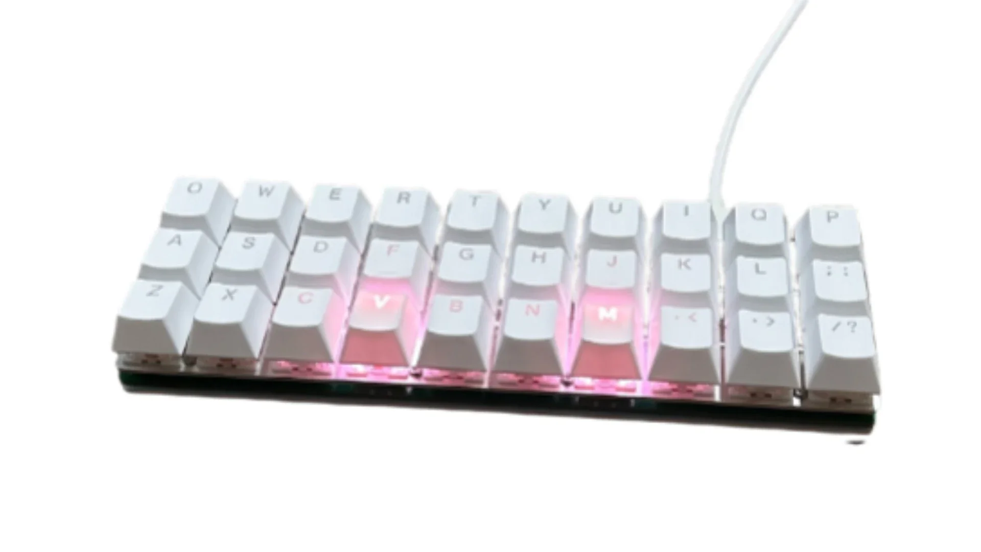 P30 Mini Inline Keyboard Custom 30keys RGB Wired Office Gaming Welding Mechanical Keyboard Hot Swap QMK VIAL Minimalism Keyboard