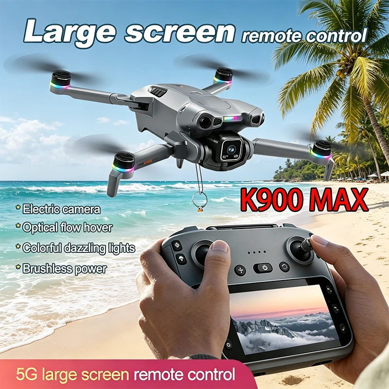 Dron K900 PRO MAX Mini 5 Pro RC con Cámaras Duales 8K HD, WiFi, Fotografía Aérea, Quadcopter, Control Remoto, UAV, Juguete para Niños, Regalo