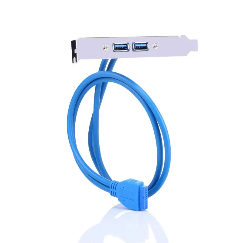 Oxidation Resistance Baffle Connecting Line 20pin Baffle Cable New 5gbps High-speed Rear Chassis Baffle Cable Double Usb3.0