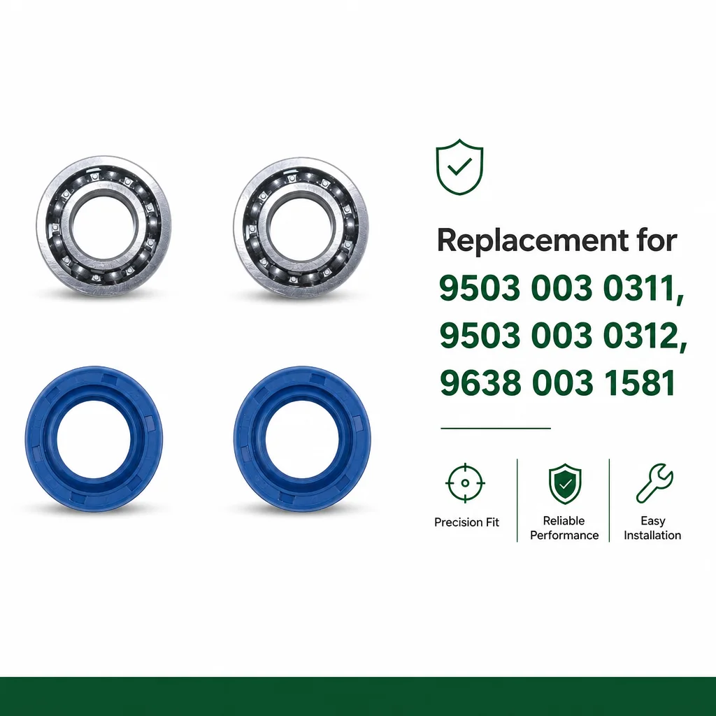 Crankshaft Bearing Oil Seal Kit For Stihl MS180 MS170 018 017 Chainsaw Parts Replacement OEM 9503 003 0311/0312 9638 003 1581
