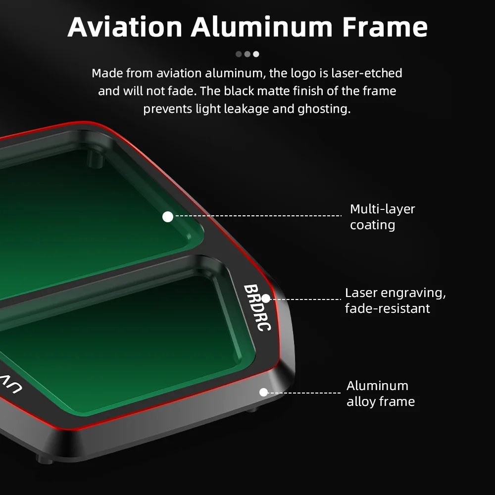 Drone Kamera Kit Zubehör Für DJI Air 3S Objektiv Filter Schutz UV CPL ND8/16/32/64 Nacht Filter 3/4/6 stücke Einstellbare Polar Set