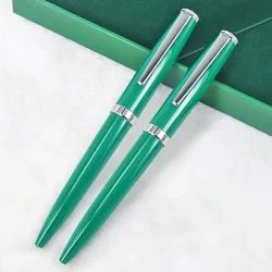 AGD Luxury RD Classic Green Paint Metal Ballpoint Pen Office School Writing Stationery With Box Set & Gift Refills