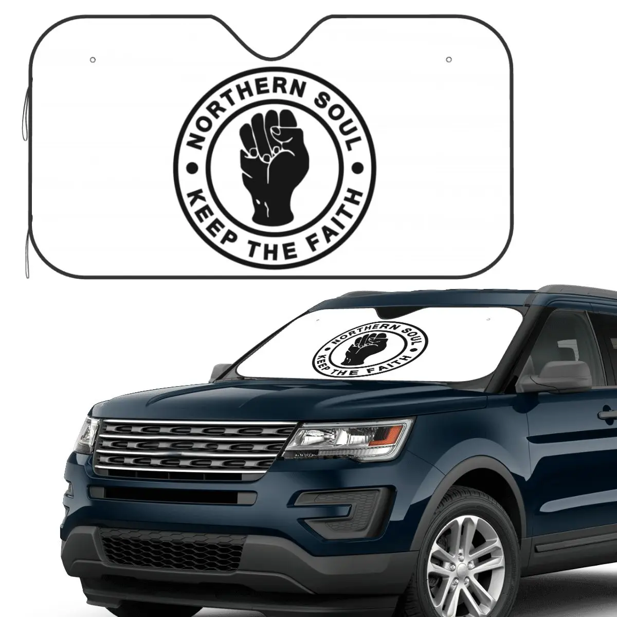 

Northern Soul Sunshade Windscreen Car Front Windshield Window Sun Visor Accessories Covers