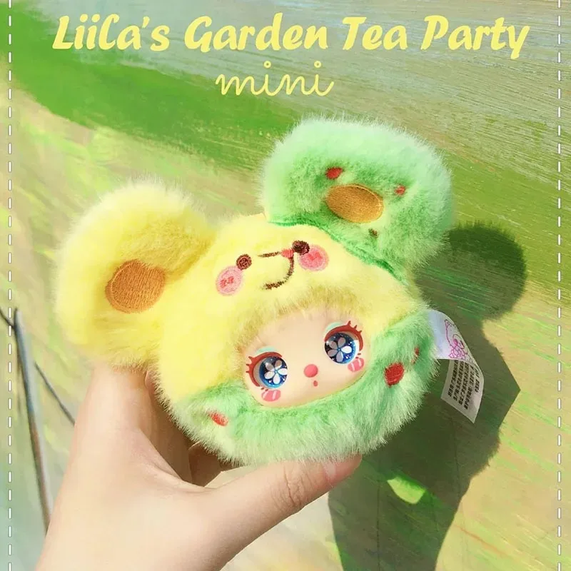 Véritable Liila's Garden Tea Party boîte aveugle en peluche à la mode poupée en vinyle jouet en peluche mignon sac de voyage pendentif enfants boîte mystère cadeaux pour filles