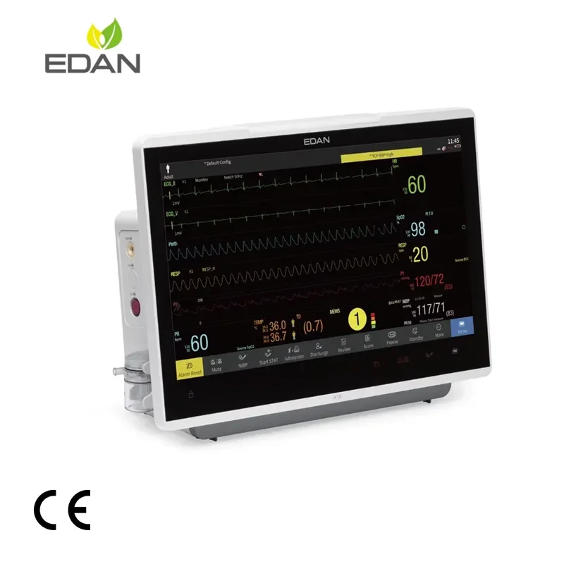 2026 New, High Quality, Edan IX Series Veterinary Patient with HD Wide Touch Screen, Gesture Control, NIBP SpO2