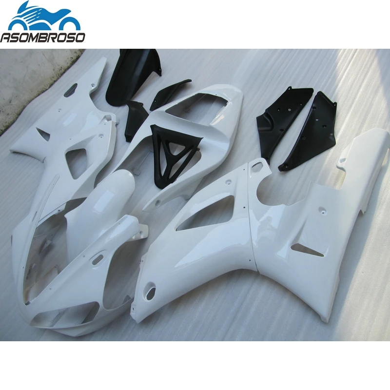 New Arrival Motorcycle Bodywork fairings for YAMAHA R1 fairing kit 2000 2001 white black plastic fairing set YZFR1 00 01 HJ67