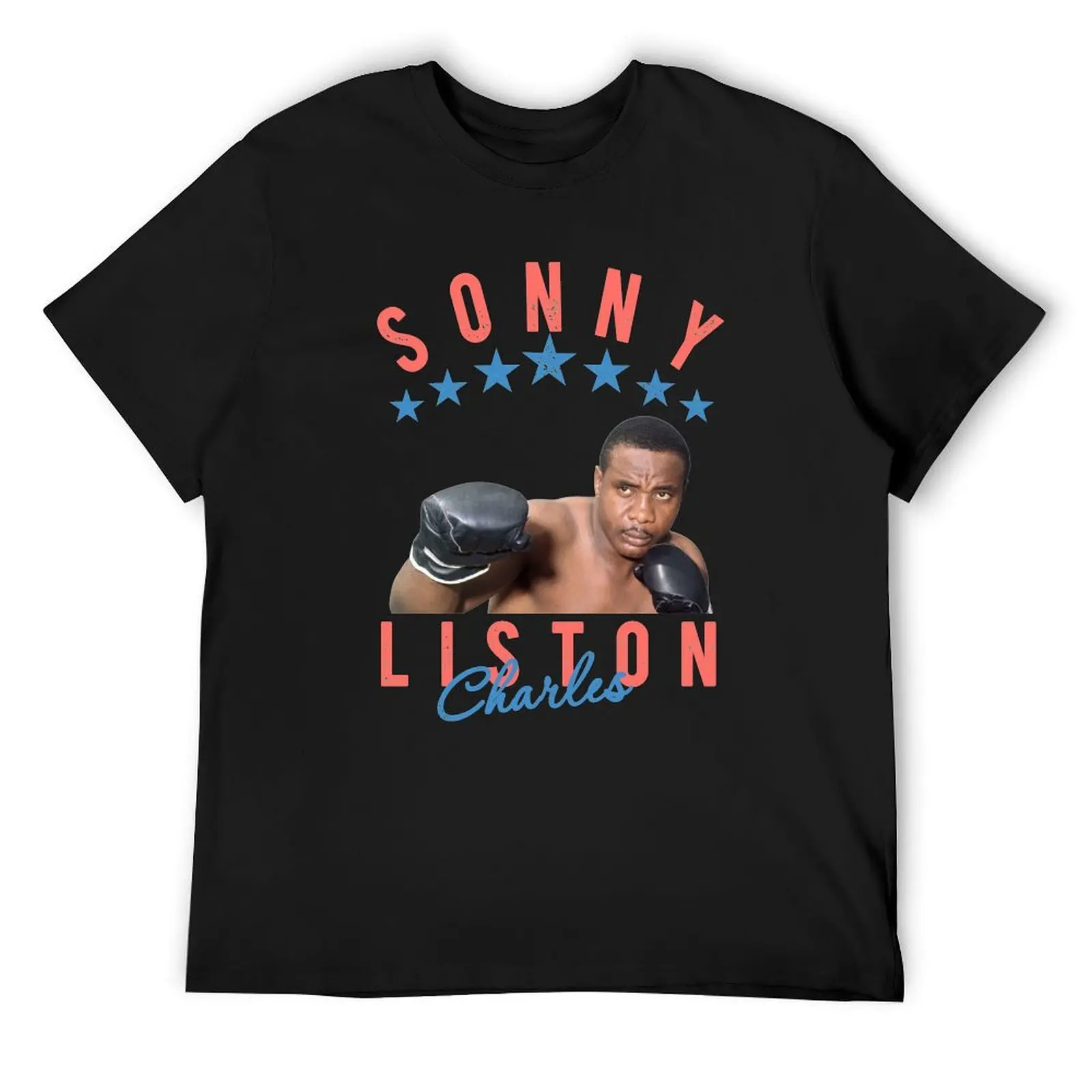 Sonny Liston..Boxing worlds champion . T-Shirt Short sleeve tee hippie clothes customizeds mens champion t shirts