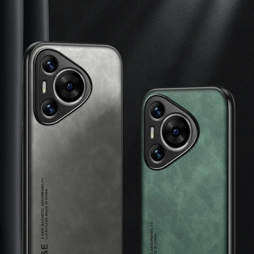 FLYKYLIN Leder Luxus Schutzhülle Auto Halter Telefon Fall Für Huawei Pura 80 70 P60 P50 P40 P30 Pro Mate 70 60 50 30 Abdeckung