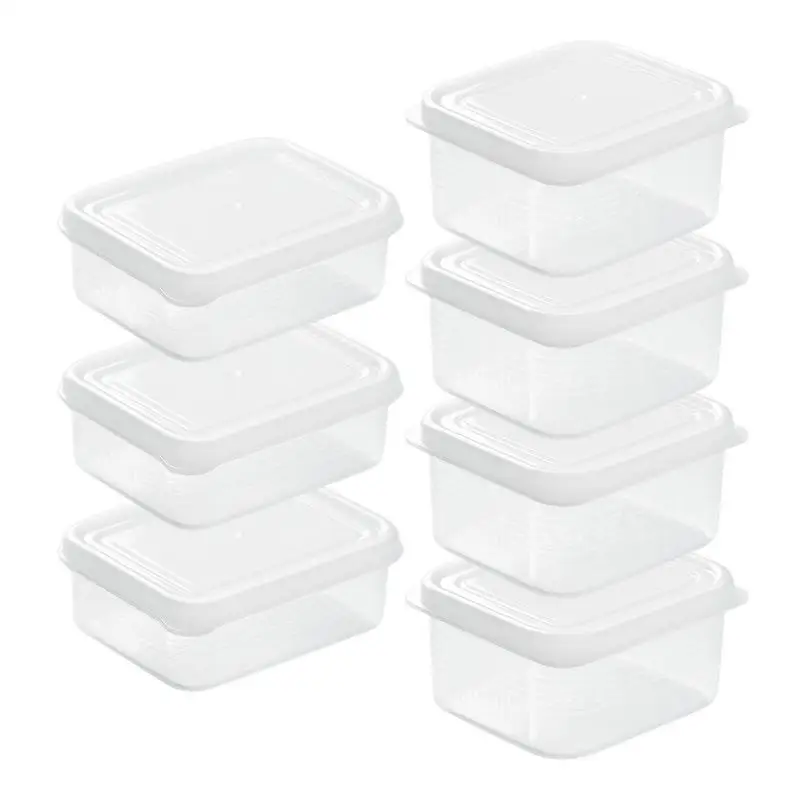 1 Set Kitchen Scallion Storage Box Food Container Portable Bento Lunch Box Transparent Plastic Screw Case Home Accessories