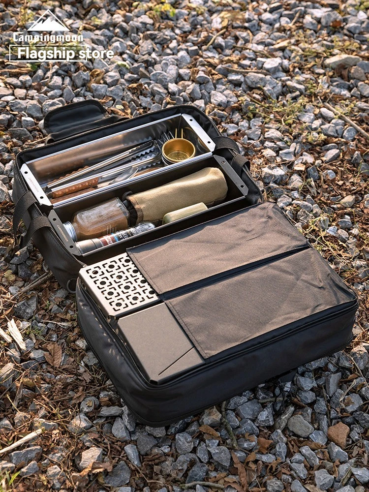 CAMPINGMOON BKCK-11 チタンメッキ食器収納 - Camping Cooking Box のレビューと価格