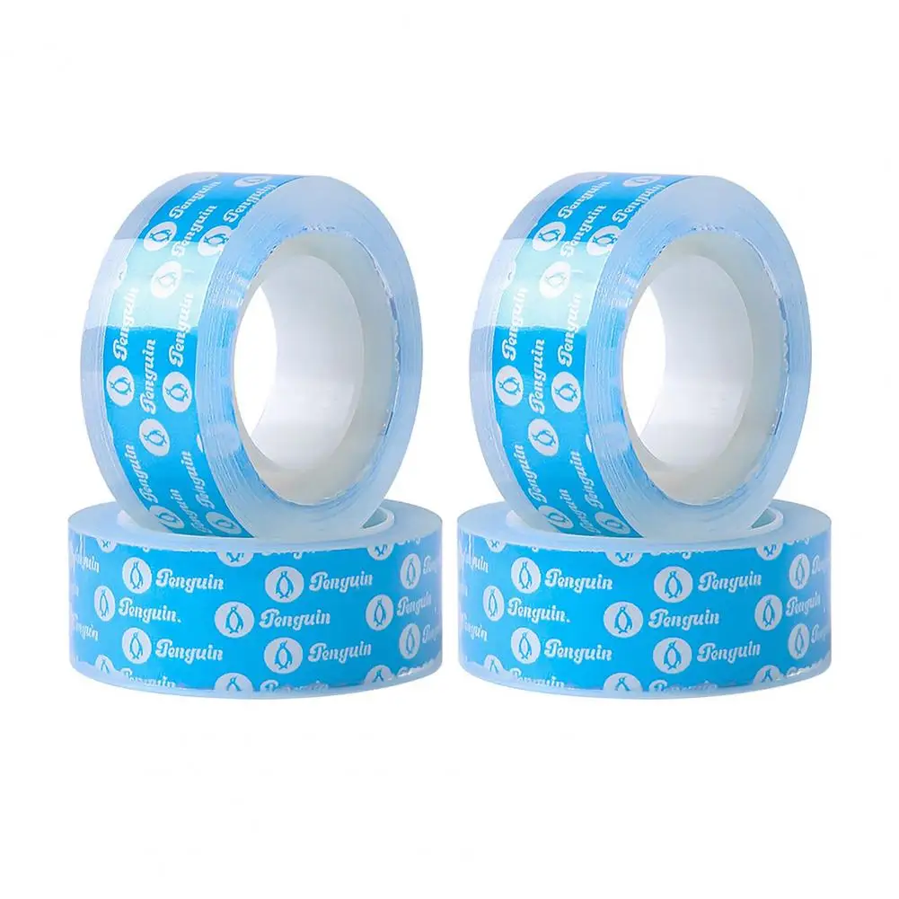 High Tape Easy Tear Tape Transparent Easy Tear Tape Refills for School Office Supplies High Adhesive Rolls for Wrapping