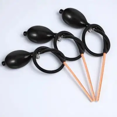 

3pcs Sugar Blowing Man Mold Air Blower Tools for Cookie Decoration Candy Art Pump Rubber Work Copper Tube Baking Supplies
