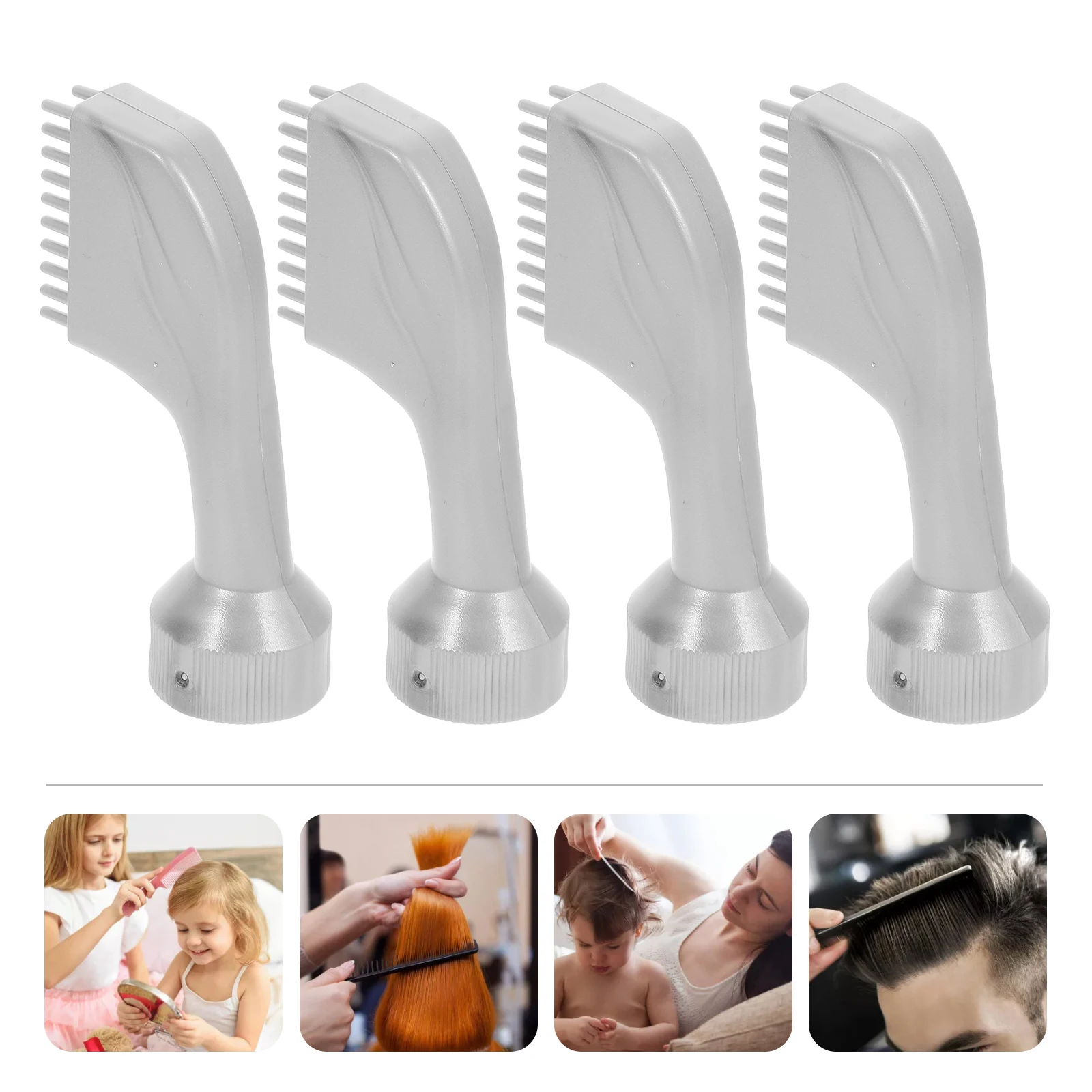 

10pcs Automatic Hair Dye Comb Large Size Ergonomic H Smooth Application Reusable Coloring Tools Salon Equipment Hair Supplies