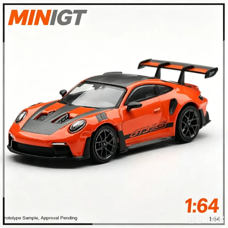 

MINIGT 1:64 GT3 RS modified simulation die-casting alloy car model suitable as a collectible souvenir for boys as a gift