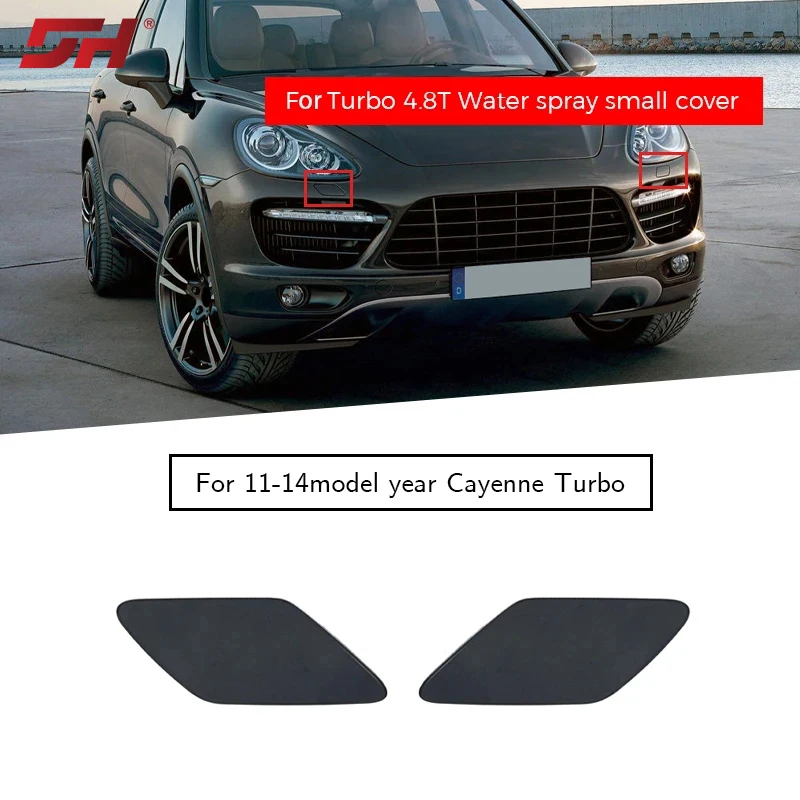 

Car front bumper spray cover headlight washer suitable for Porsche Cayenne TURBO 2011-2014 95862830400 95862830300