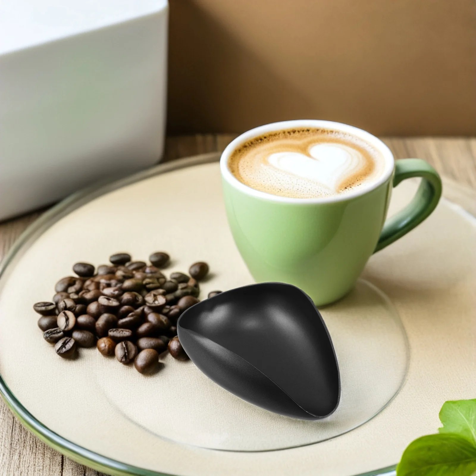 صينية جرعات حبوب البن من الفولاذ المقاوم للصدأ مقلاة وزن لمقياس سهلة التنظيف أداة الحجامة القهوة وعاء جرعات الإسبريسو المحمولة #3