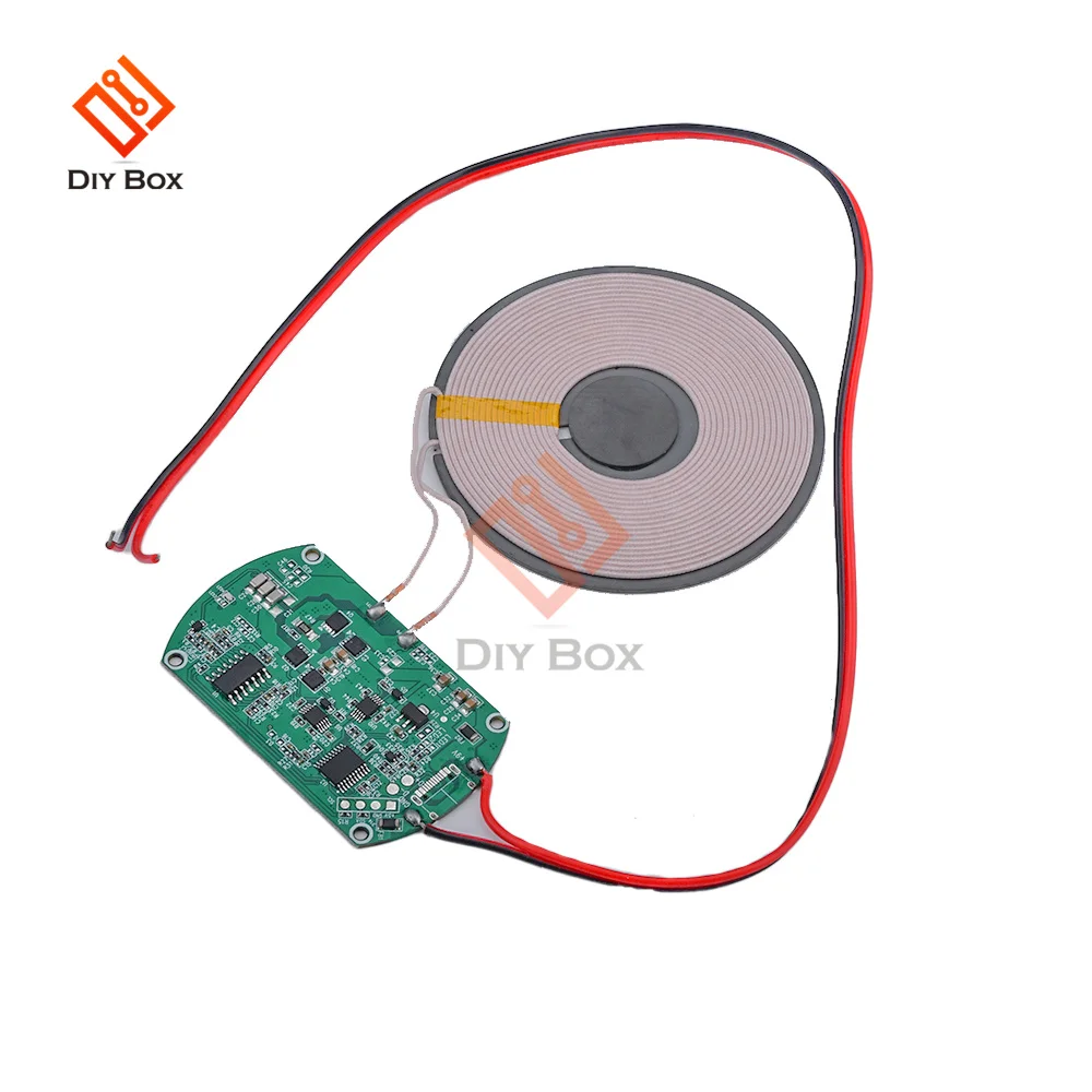 25mm Long-distance High-power Qi Wireless Fast Charger Charging Transmitter Module Coil 5W 10W/7.5W/5W