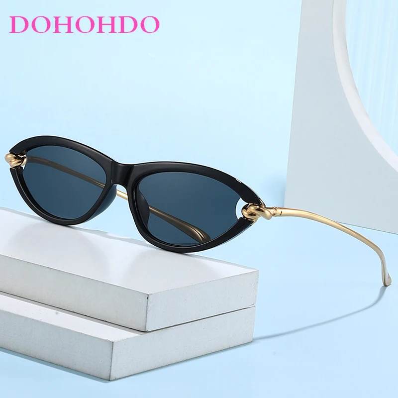 

Trendy Retro Metal Small Cat Eye Sunglasses Women Men Luxury Brand Designer Sunglass Outdoor Traveling Driving Shades UV400 Очки