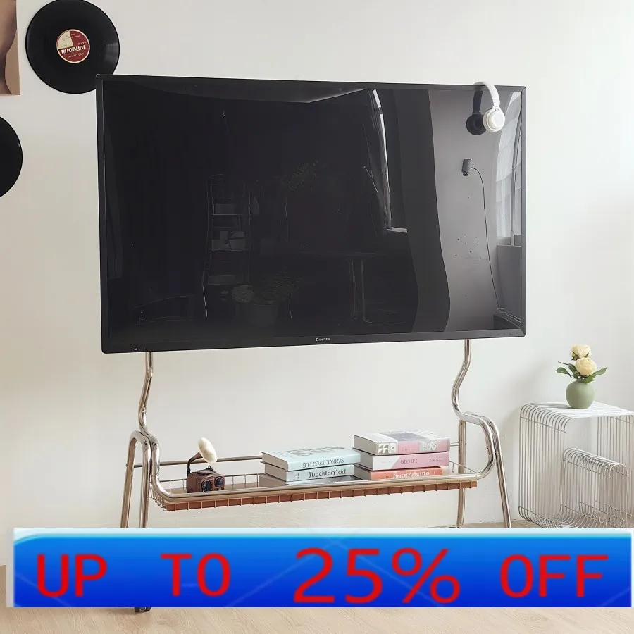 

Ltt 304 stainless steel mobile TV stand is suitable for 26-65 inch TV pulley, which can be moved