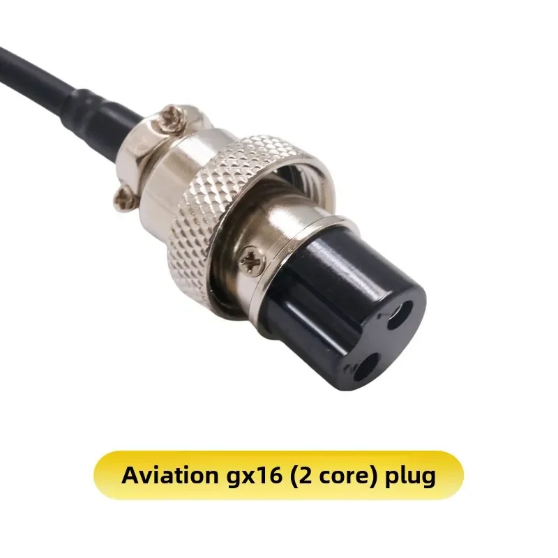 16AWG GX16 2-Pin to USB-C DC Power Cable for HiFi Headphone Amplifier Linear Power Supply, 50cm