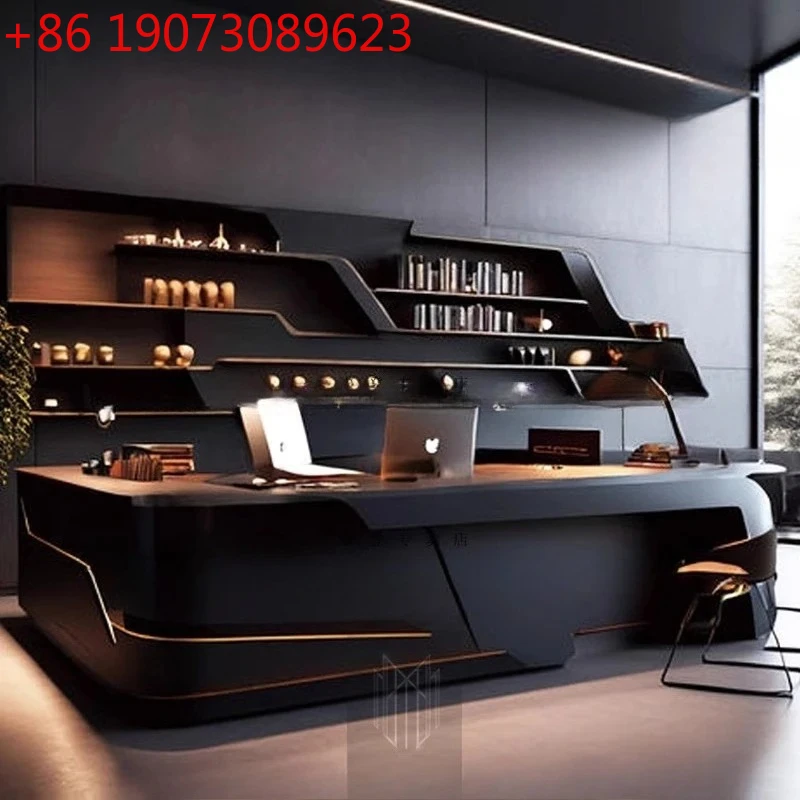 

Стол President Black Class Desk Haute Couture Desk L Boss