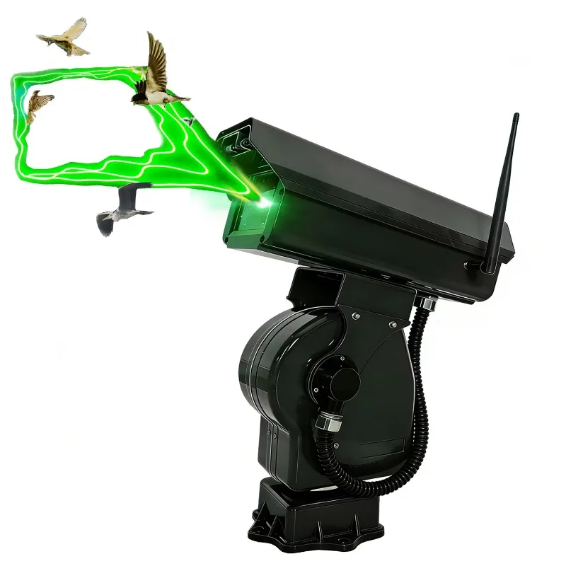 

X-21P-2HM High Precision Multiple Pattern Laser Smart Deterrent Great for Airport Farm Orchard Buildings Anti Birds Pigeon