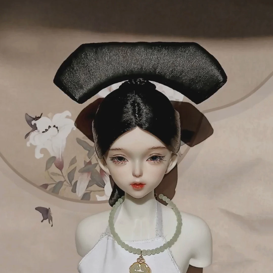 

1/4 1/3 Scale BJD Doll Wigs Ancient Costume Hanfu Vintage Style Hair Fairy Wig For MSD SD13 Girl SSDF Uncle Accessories A1703