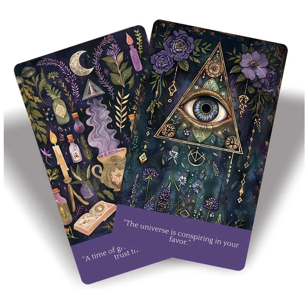 Fortune Teller Oracle cards: Explore and reveal the future, provide guidance and inspiration for daily life. Oracle tarot cards