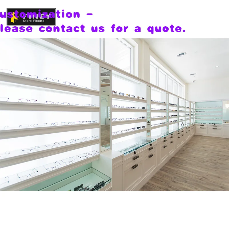 custom.Special Design Eyewear Wall Displays Optical Shop Interior Layout