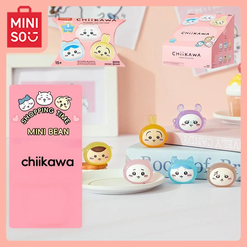 

MINISO Kawaii аниме мультфильм Chiikawa пижамы серии Usach слепая коробка оригинальность игрушка в подарок студенческая кукла праздничные подарки сладость