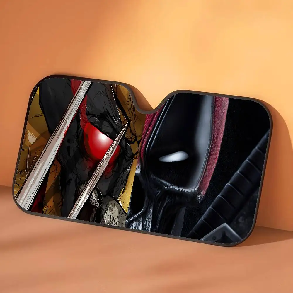 فيلم W-Wolverine سيارة ظلة سيارة الشمس قناع الشمس قناع العالمي الزجاج الأمامي للطي الشمس قناع