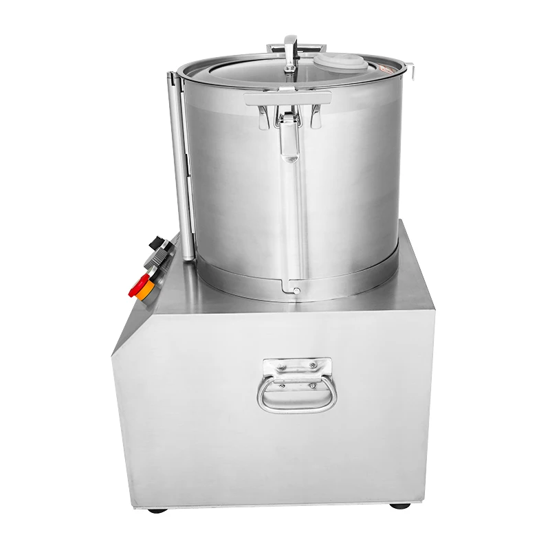 Commerciële 15L Voedselsnijder Groente Pinda Capsicum Groentesnijmachine voor Fruitverwerkingsinstallatie