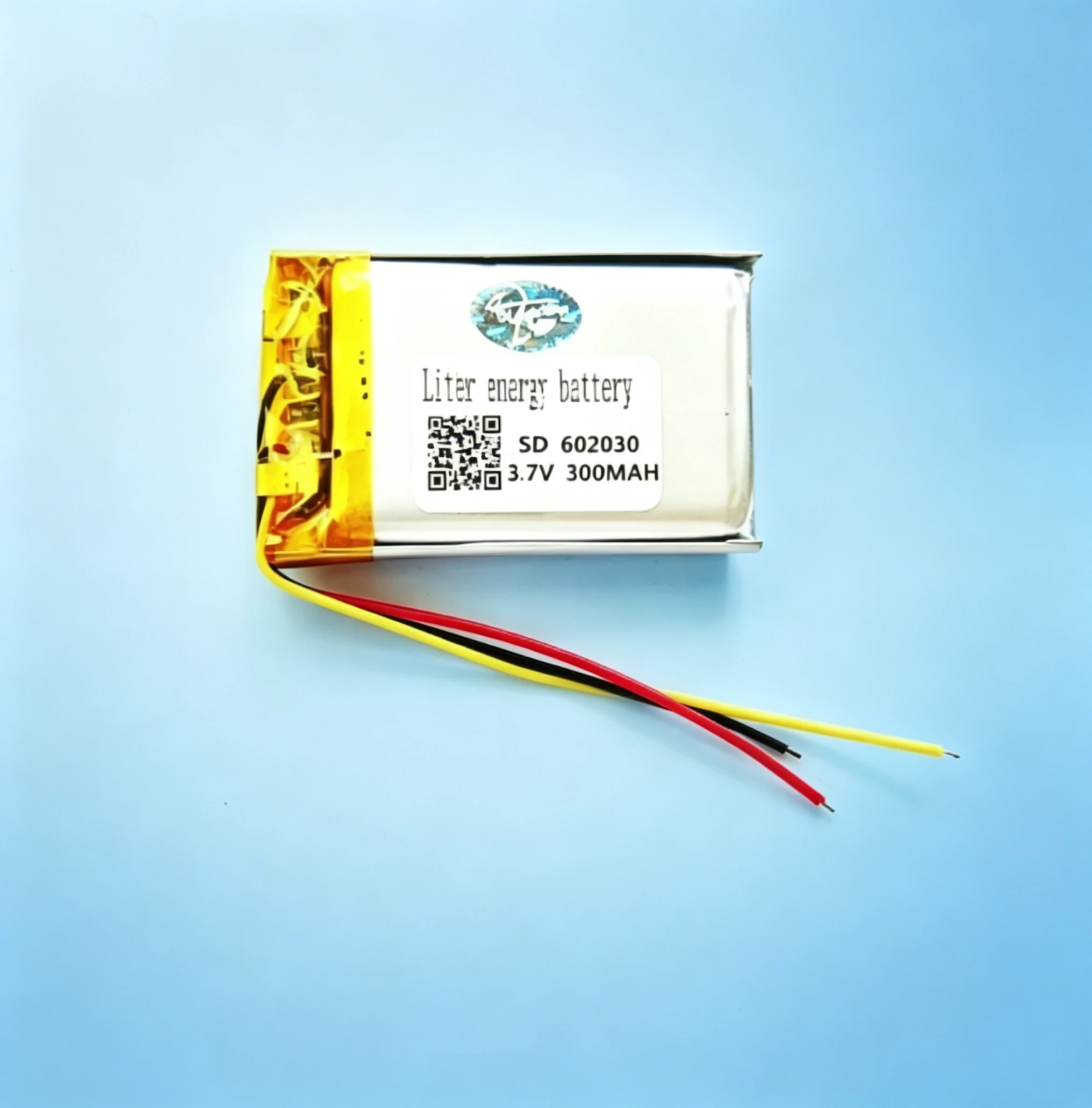 3 Line 602030 3.7V 300MAH Lithium-Ion Polymer Battery, Camera, MP3, MP4, DVD, GPS Navigator, Driving Recorder