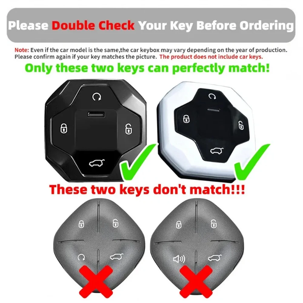 Etui na kluczyk Pilot do Chery Jetour T2 Traveler 2023 2024 2025 Pokrowiec Ochronny na Kluczyk Pilot Części Zamienne Akcesoria