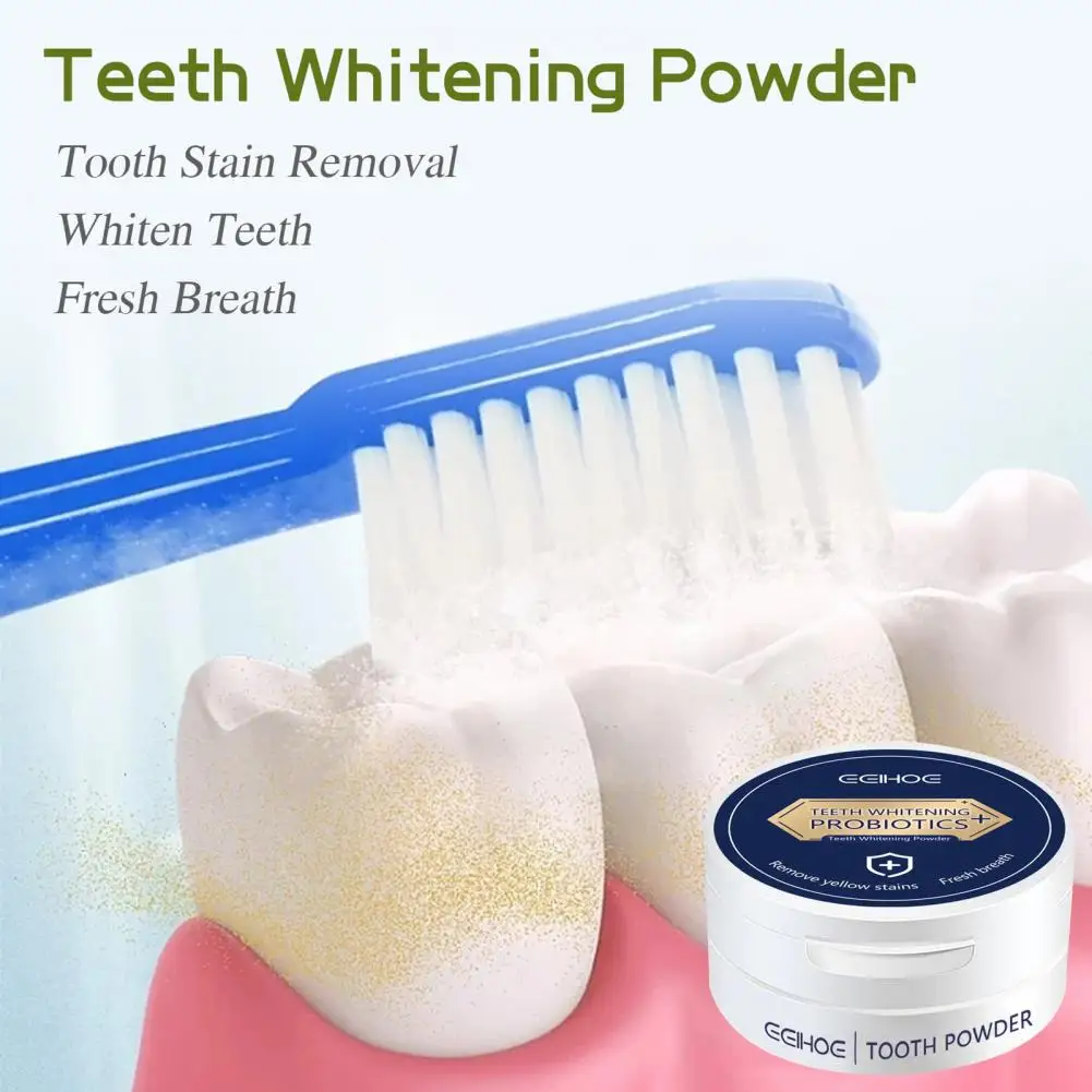 Natural Tooth Cleaner Effective Teeth Whitening Powder for A Brighter Whiter Smile Gentle Stain Remover for Coffee Oral for A