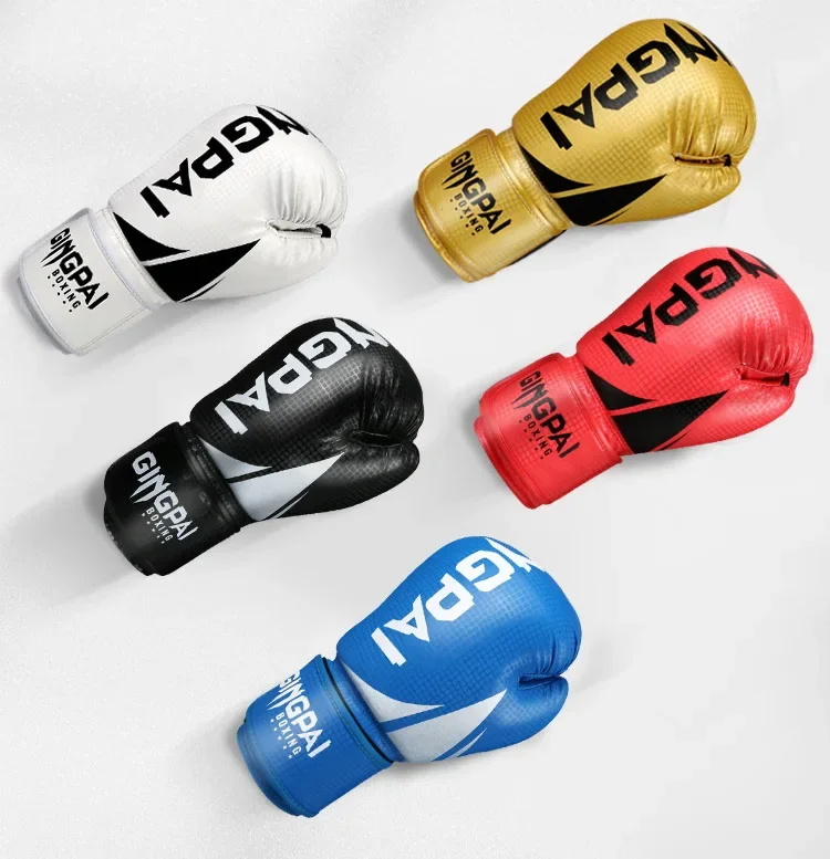 Professional Boxing Gloves Adult Thai Boxing Free Fighting Sanda MMA Muay Karate Gloves for Children Teenagers Training Fitness