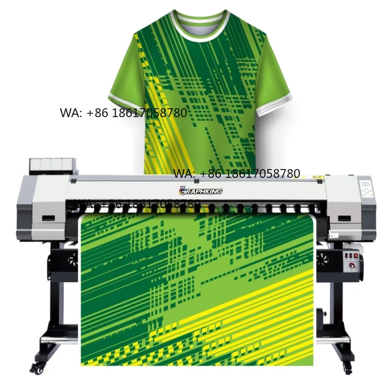 1.6m High Resolution Large Format Textile Fabric Dye Sublimation Printer Heat Transfer Machine With New Xp600/i3200 Printhead
