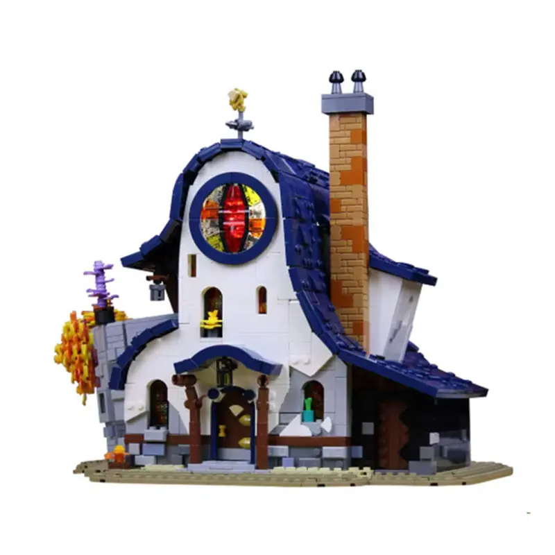 Spot MOC-159932 4053 шт., сборка мелких частиц, строительные блоки, модель дома в виде совы, игрушка в подарок