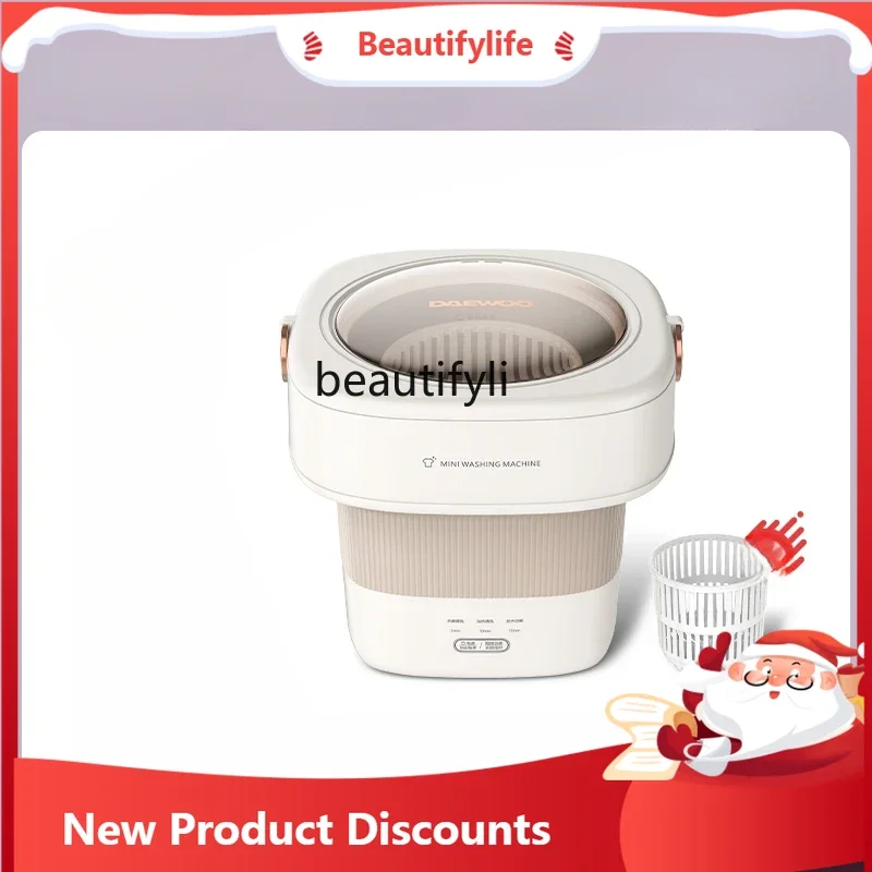 

A61 Folding Washing Machine Mini Washing Machine Small Lazy Special Washing Machine