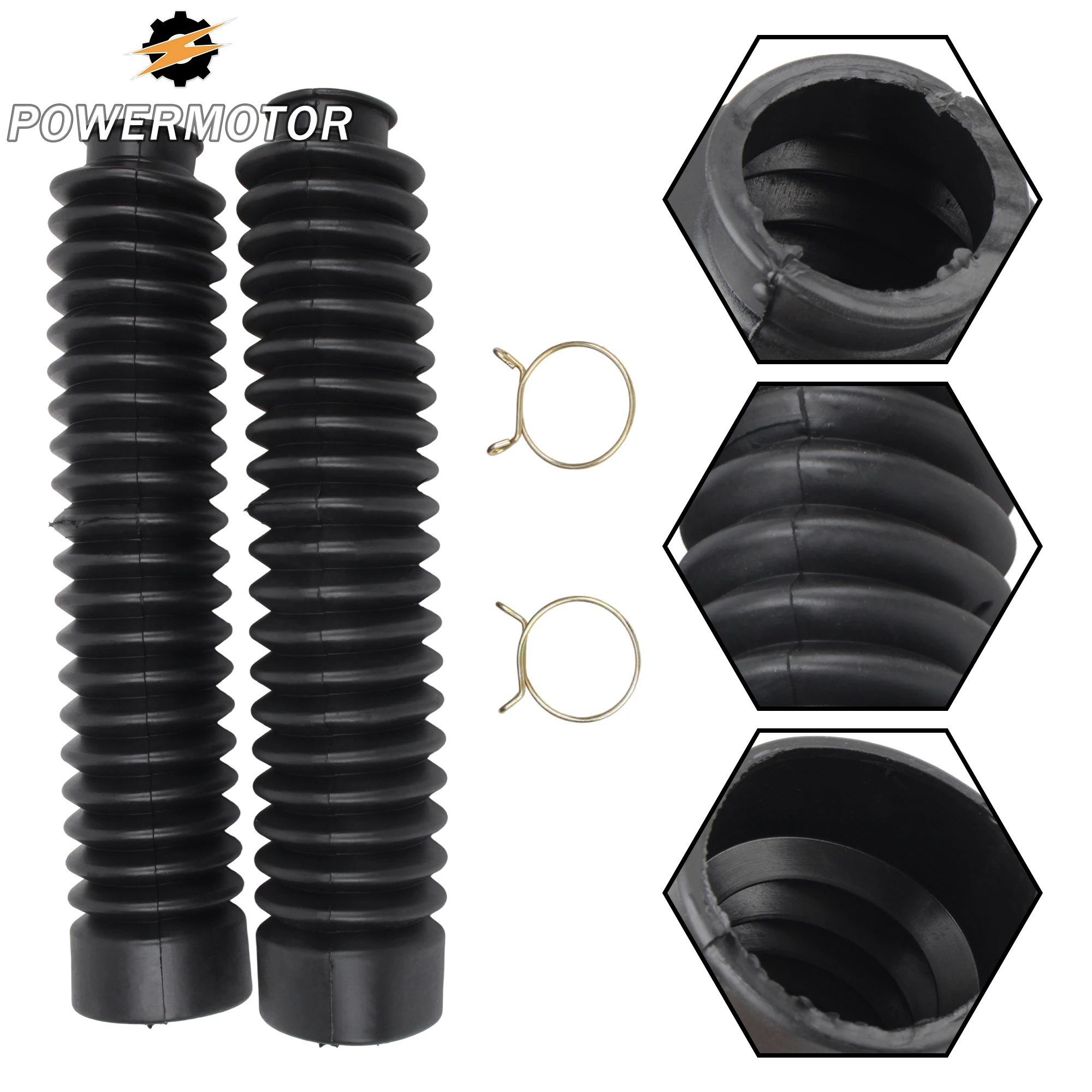 

Enduro Motorcycle Front Fork Dust Boots Rubber Jacket Cover Modified for BETA KAYO BSE Honda Harley Yamaha Universal Accessories